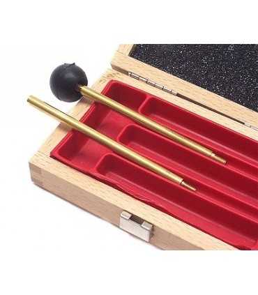 Wooden gun cleaning kit