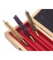 Wooden gun cleaning kit