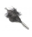 STEEL BRUSH FOR RIFLE CALIBERS 12 16 20