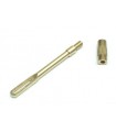 BRASS PATCH PULLER BRUSH WITH BRASS ADAPTER