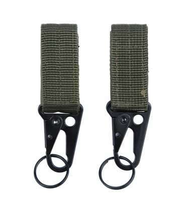 Portachiavi o accessori da cintura - cinturone - sistema MOLLE in cordura confezione da due pezzi