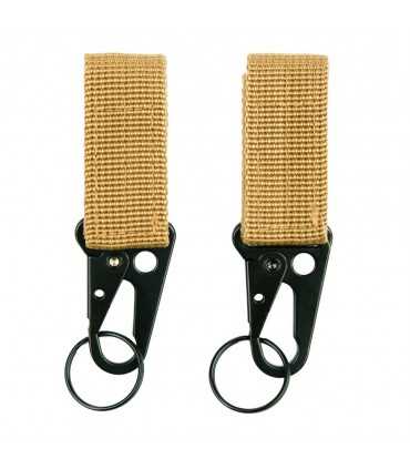 MOLLE SNAP HOOK WITH KEYRING 2-PACK JFO03