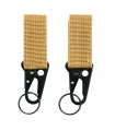 MOLLE SNAP HOOK WITH KEYRING 2-PACK JFO03