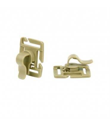 Clip portachiavi multifunzione per sistema a molle in plastica