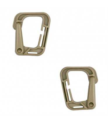 MOLLE CARABINER HOOK GRIMLOCK 2-PACK JFO09