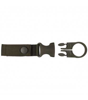 Bottle holder for belt and Molle-System