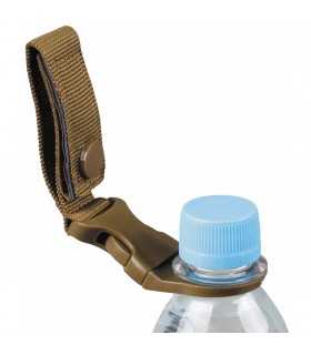 Bottle holder for belt and Molle-System