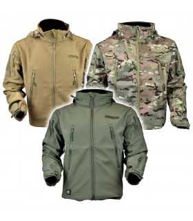 Giacca Soft shell Shark Skin jacket con interno felpato impermeabile e traspirante