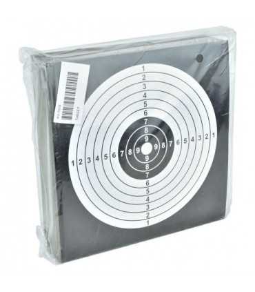 AIR GUN CARDBOARD PAPER TARGET FOR COMPETITION CM 14 x 14 Black or Withe
