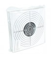 Bersaglio cartoncino nero o bianco 14x14 per aria compressa 100 pezzi