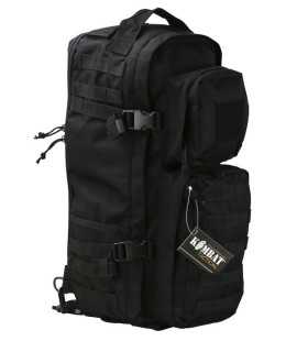 Zaino monospalla Tactical Sling Bag 30 Litri Kombat con sistema molle colore NERO