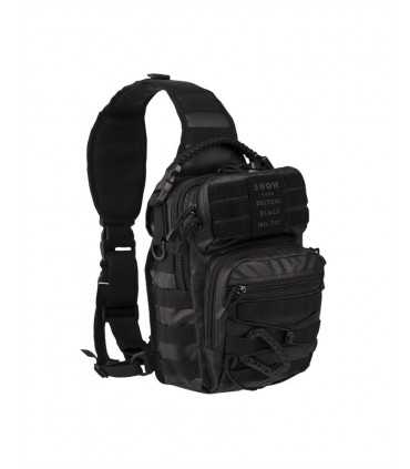 TACTICAL BLACK ONE STRAP ASSAULT PACK SMALL