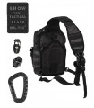 TACTICAL BLACK ONE STRAP ASSAULT PACK SMALL