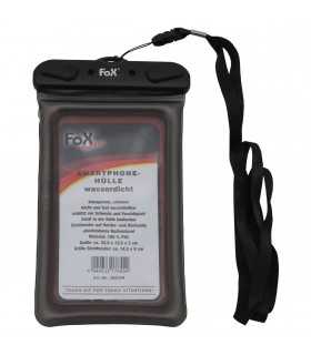 Smartphone Bag, waterproof, transparent, black or orange