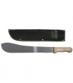 Bolo Machete, canvas sheath, wooden handle
