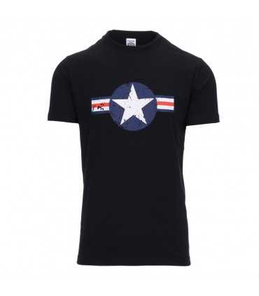 T-SHIRT WW II with USAF logo available in OD Green or Black Color
