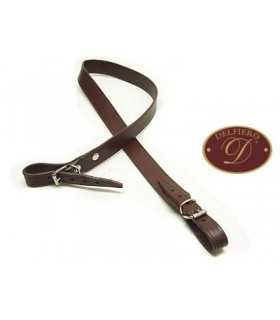 BROWN COWHIDE LEATHER RIFLE SLING