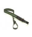 RADAR LEATHER-FINISHED RIFLE SLING WITH ELASTIC BACKING