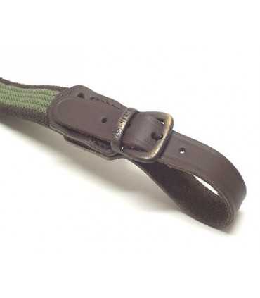 RADAR LEATHER-FINISHED RIFLE SLING WITH ELASTIC BACKING