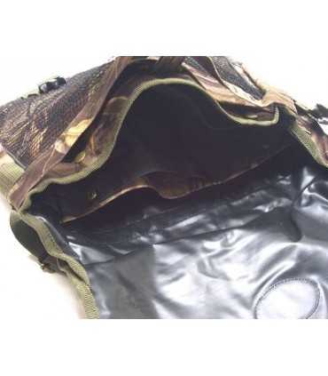 Carniere da caccia in nylon Forest silenzioso con rete