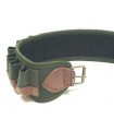 CORDURA AND LEATHER CARTRIDGE BELT