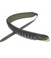 Cartuccera in cordura e pelle con 24 celle per cartucce calibro 12
