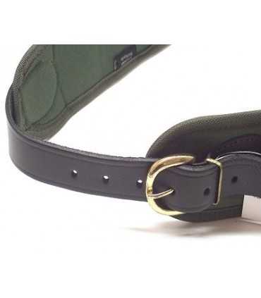 Cartuccera in cordura e pelle con 24 celle per cartucce calibro 12