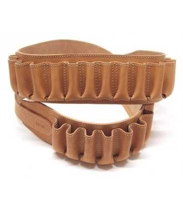 COWHIDE LEATHER CARTRIDGE BELT WITH 40 LOOPS
