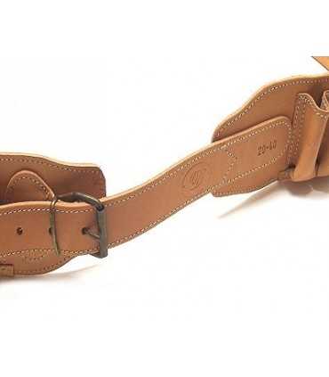 COWHIDE LEATHER CARTRIDGE BELT WITH 40 LOOPS