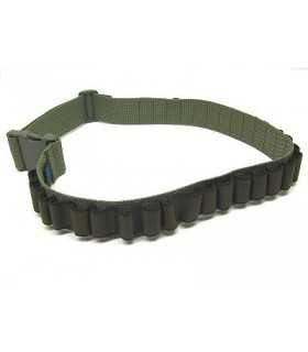 DELFIERO GREEN ELASTIC CARTRIDGE BELT