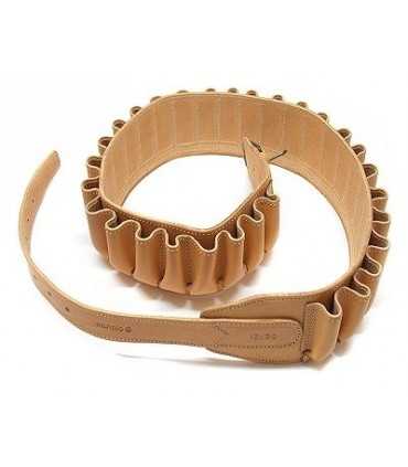 Delfiero natural leather Cartridge belt