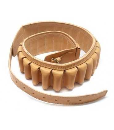 Delfiero natural leather Cartridge belt