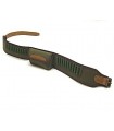 CORDURA CARABINE CARTRIDGE BELT WITH ELASTIC LOOPS AND POUCH