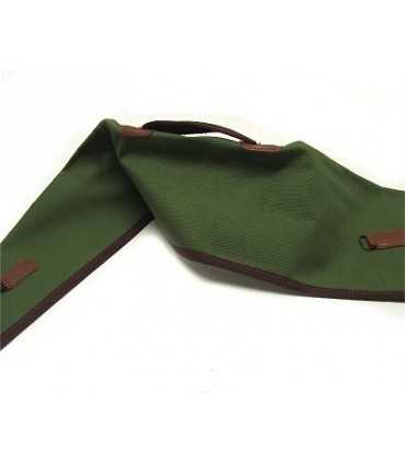 CANVAS RIFLE CASE WITH LEATHER INSERTS