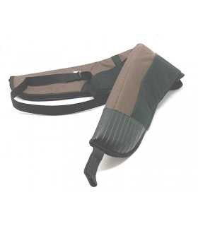 Fodero custodia Ra Sport per carabina in tela marrone e nera lunghezza 120 cm