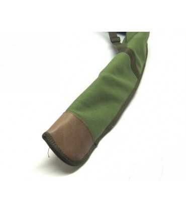 Fodero Delfiero per fucile in canvas con porta canna di ricambio - lunghezza interna 126 cm