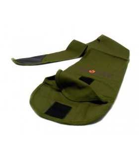 Fodero tascabile Ayrone per fucile in stoffa morbida verde lunghezza 128 cm