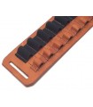 LEATHER CARABINE OPEN CARTRIDGE POUCH 10 LOOPS