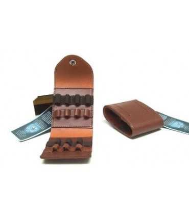 LEATHER CARABINE CARTRIDGE POUCH 7 LOOPS