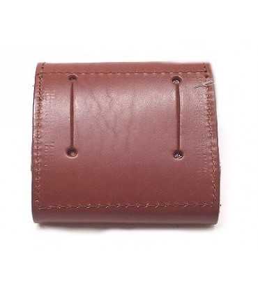LEATHER CARABINE CARTRIDGE POUCH 7 LOOPS
