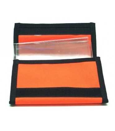 Wallet Hunting License in orange Cordura 14x11 cm