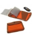 DELFIERO ORANGE CORDURA LICENCE WALLET