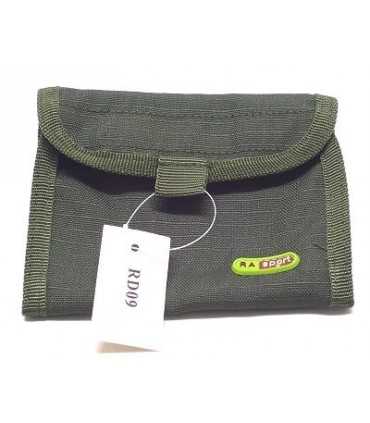 RA SPORT GREEN NYLON LICENCE WALLET