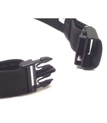 2V52 - Nylon belt with polymer inner structure and double long holes for plastic handcuffs