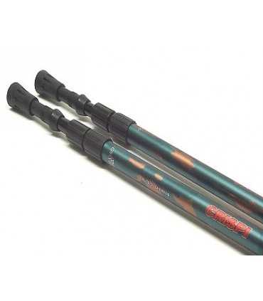 Coppia bastoni telescopici Crispi da trekking nordic walking per escursionismo-outdoor