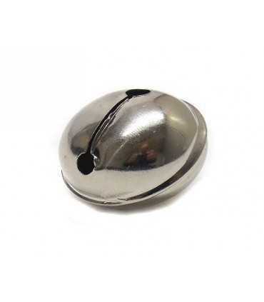 Campanella ottone nichelato 28 mm per cane leggero