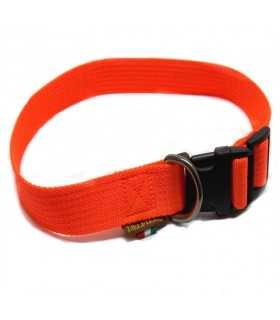 Delfiero Collar Nylon Orange 2,5X60 Cm For Dog