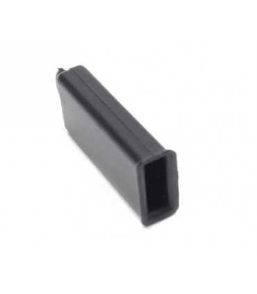 Fischietto FIDO piatto nero in plastica per cane