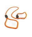 Leash Against Strangle With Orange Rope Collar Delfiero
