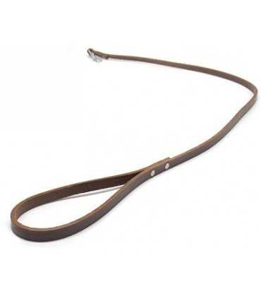 Dog Smooth Leather Leash 10 - 12 Or 15 Mm